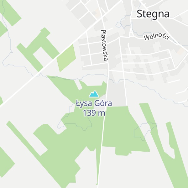 Map of Łysa Góra