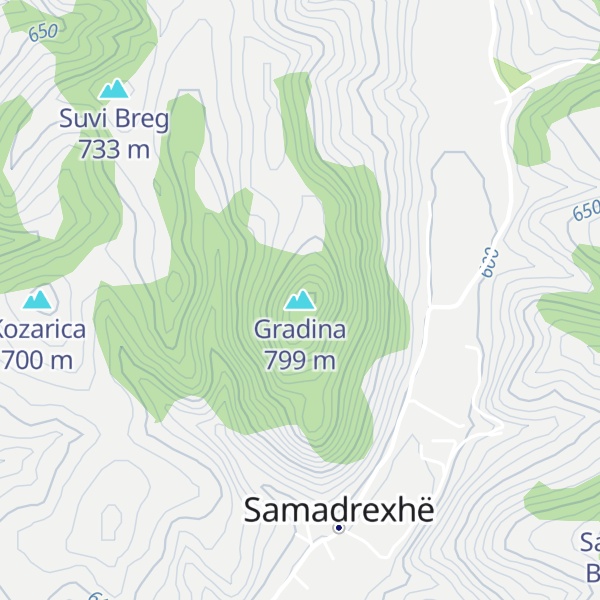 Map of Gradina