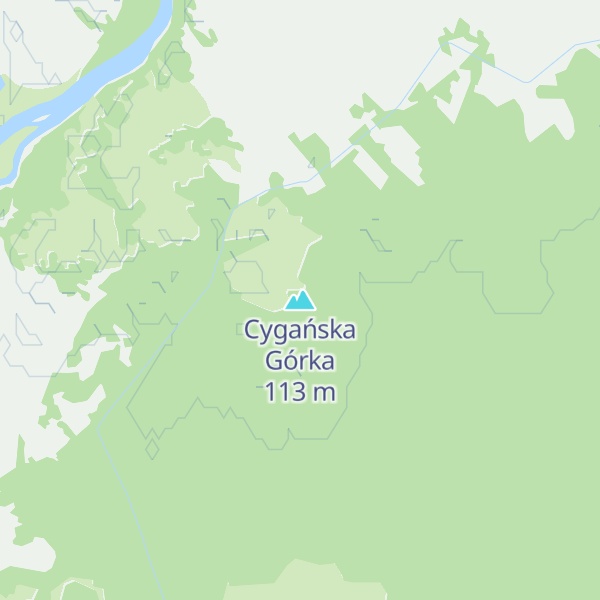 Map of Cygańska Górka