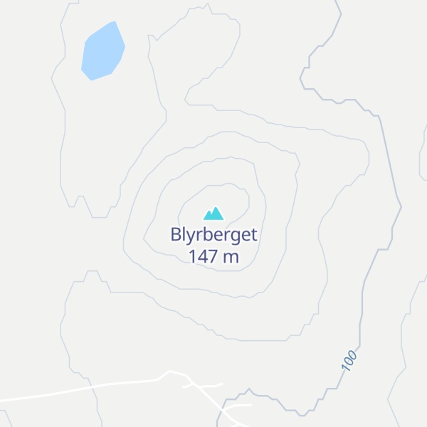 Map of Blyrberget