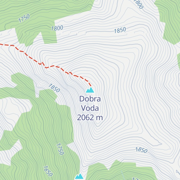 Map of Dobra Voda