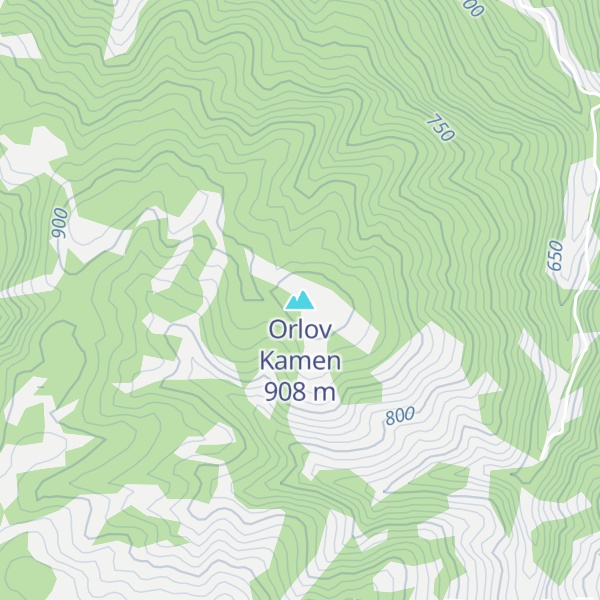Map of Orlov Kamen