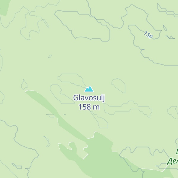 Map of Glavosulj