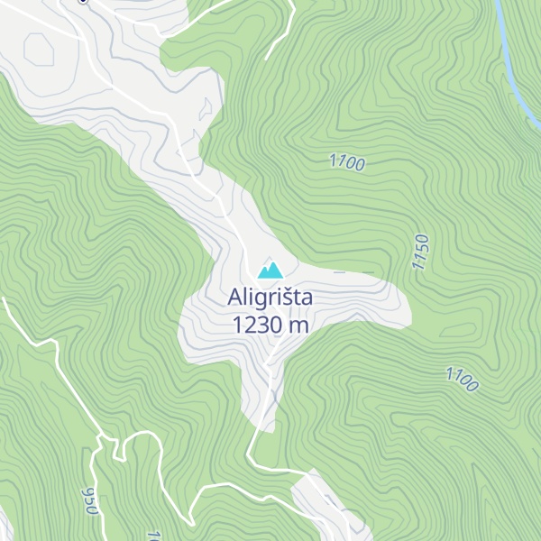 Map of Aligrišta