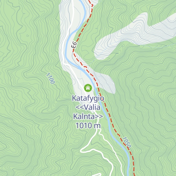 Map of Katafygio <<Valia Kalnta>>
