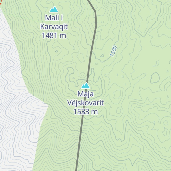 Map of Maja Vëjskovarit