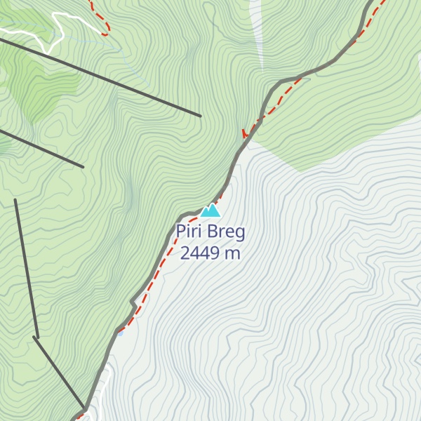 Map of Piri Breg
