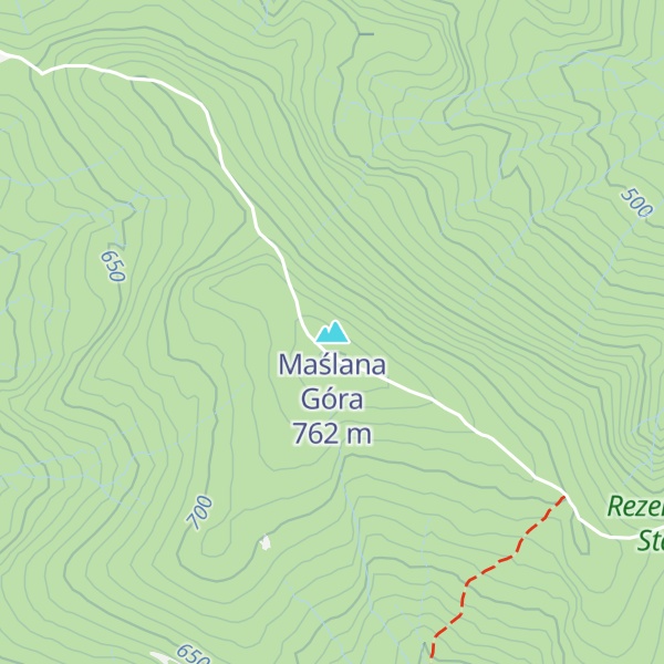 Map of Maślana Góra