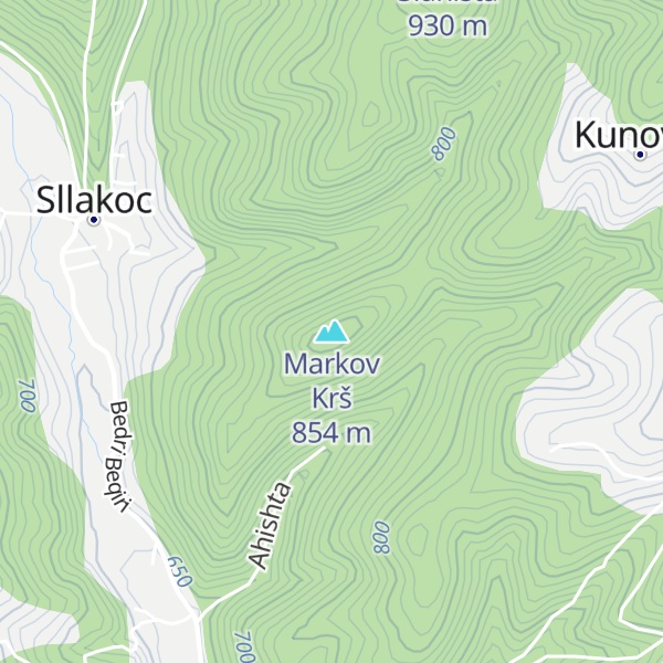 Map of Markov Krš