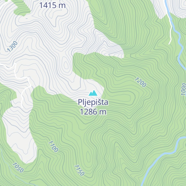 Map of Pljepišta