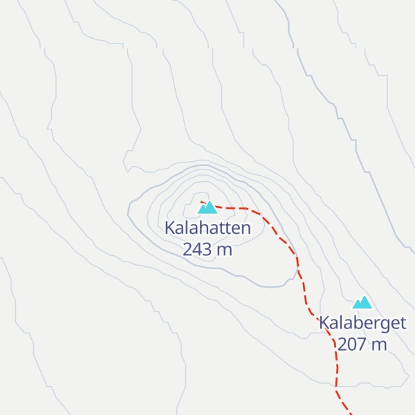 Map of Kalahatten
