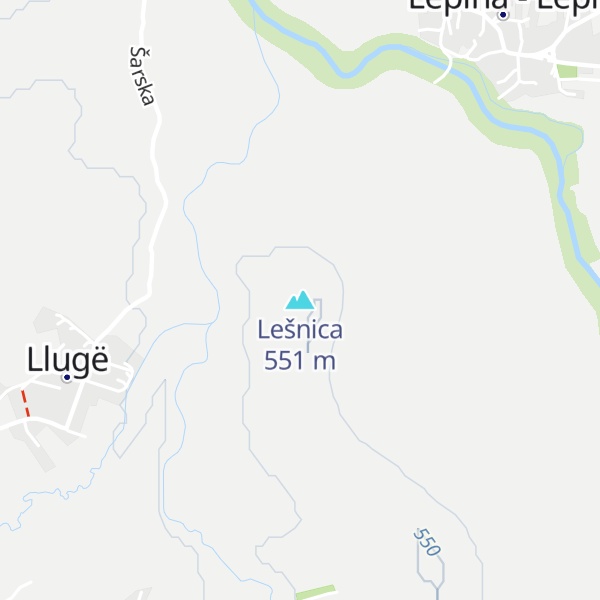 Map of Lešnica