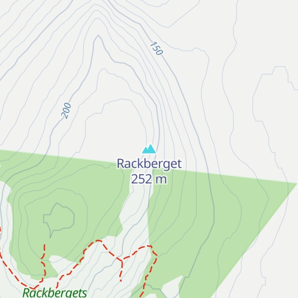 Map of Rackberget