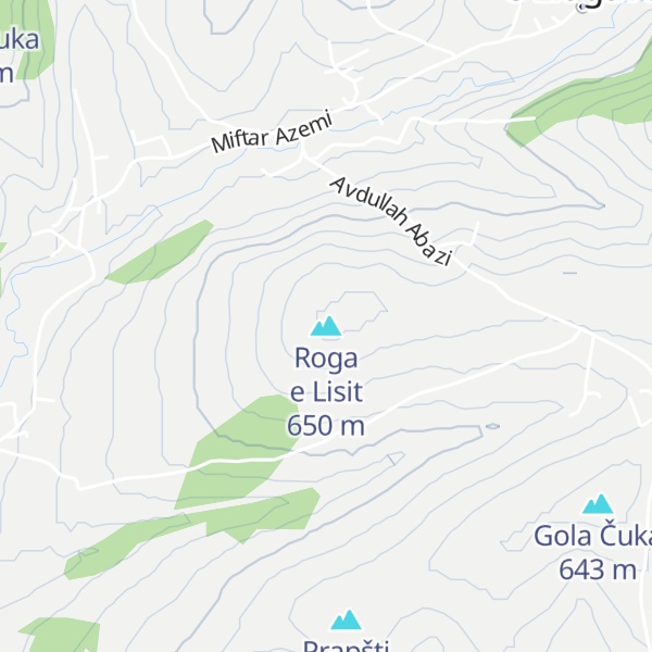 Map of Roga e Lisit