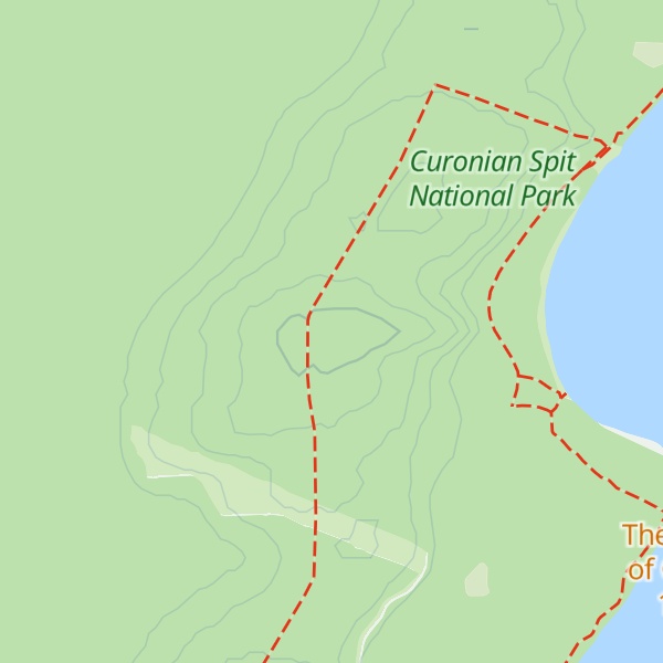 Map of Karvaičiai Dune