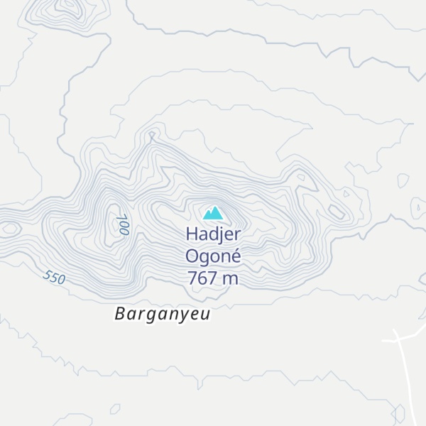 Map of Hadjer Ogoné