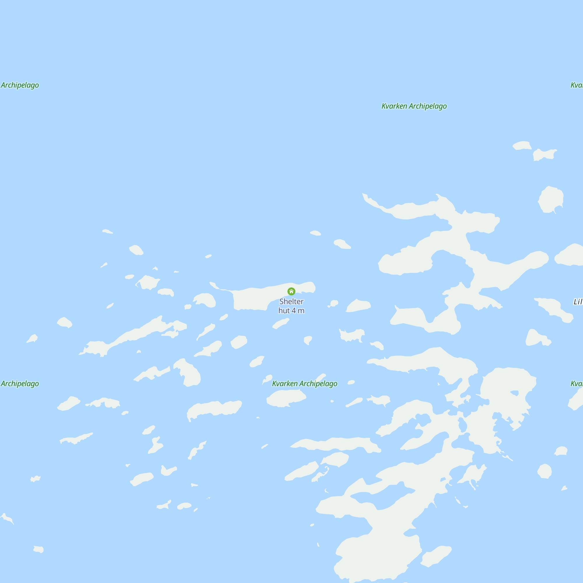Shelter hut map