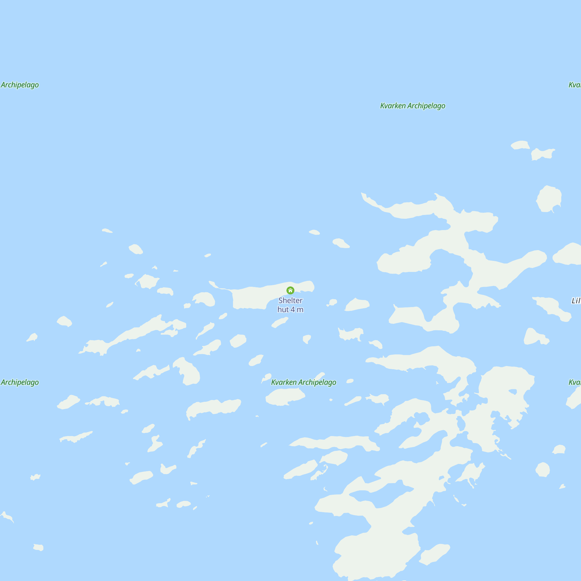 Shelter hut map