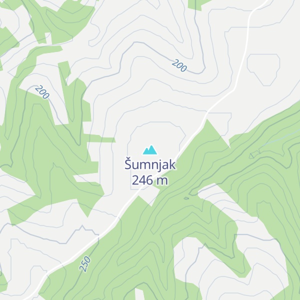 Map of Šumnjak