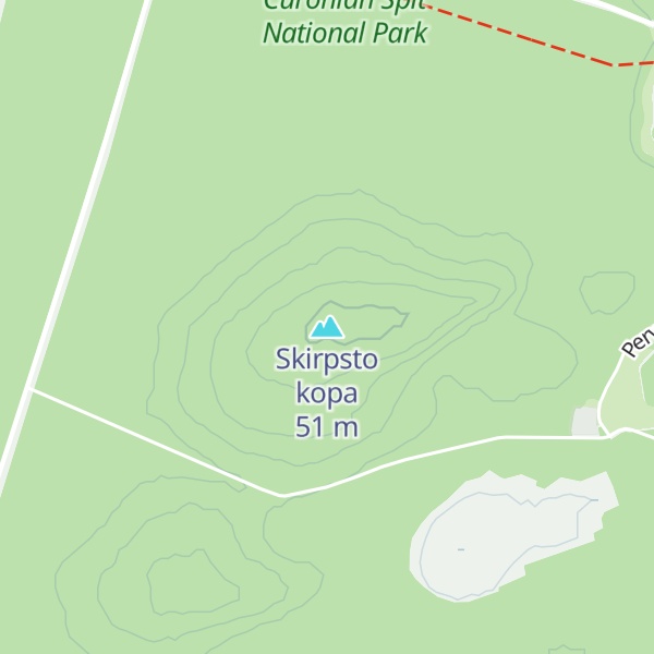 Map of Skirpsto kopa