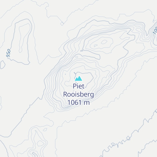 Map of Piet Rooisberg