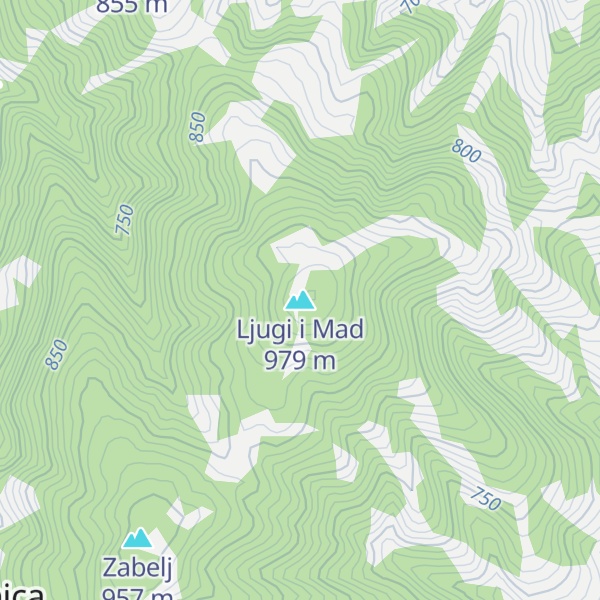Map of Ljugi i Mad
