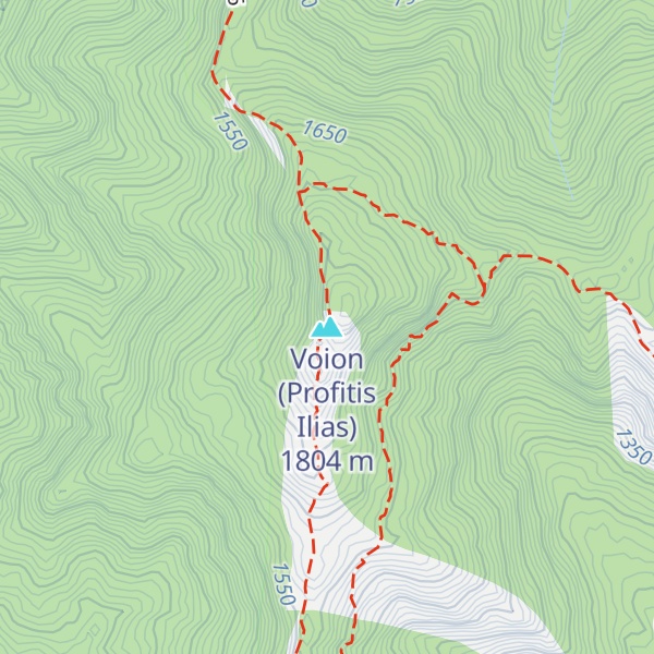Map of Voion (Profitis Ilias)
