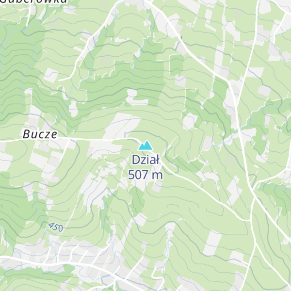 Map of Dział