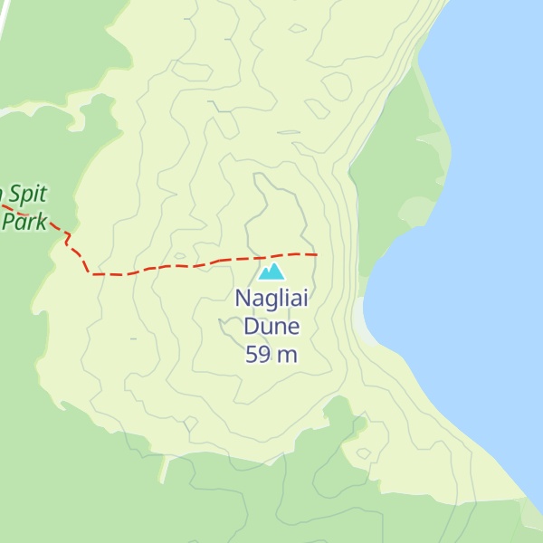 Map of Nagliai Dune