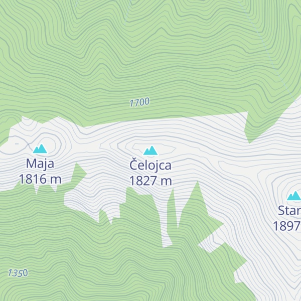 Map of Čelojca