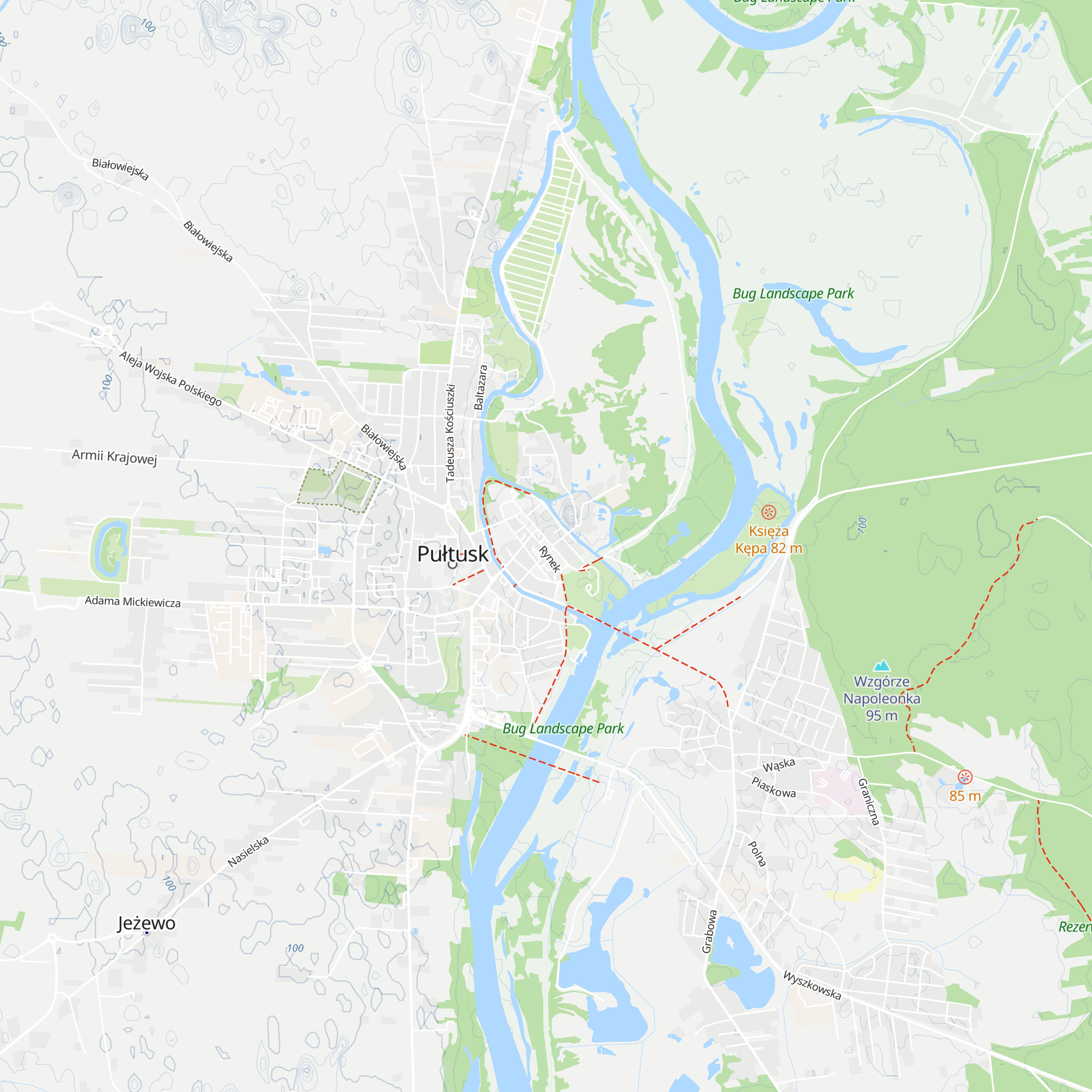 Informacja Turytstyczna w Pułtusku map