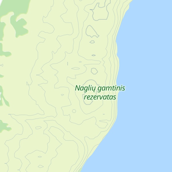 Map of Vingio kopa