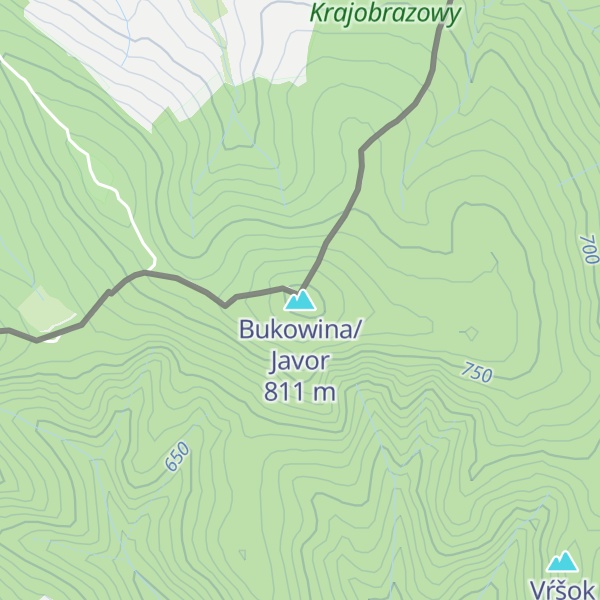 Map of Bukowina/Javor