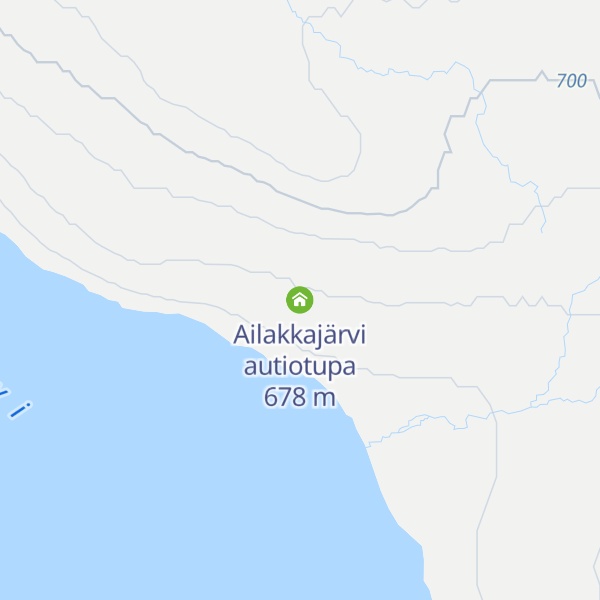 Map of Ailakkajärvi autiotupa