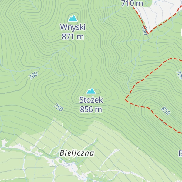 Map of Stożek