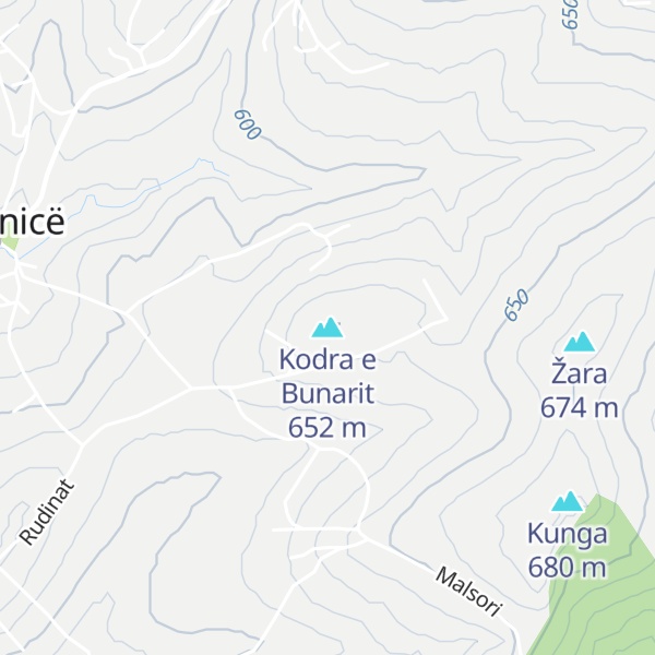 Map of Kodra e Bunarit
