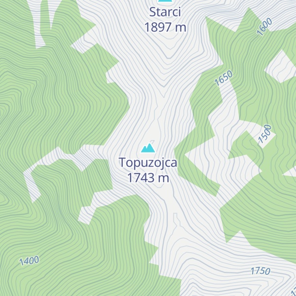 Map of Topuzoјca