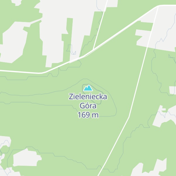 Map of Zieleniecka Góra