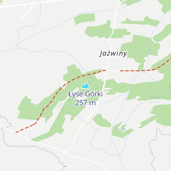 Map of Łyse Górki