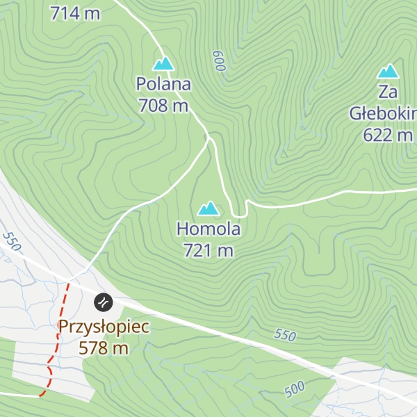 Map of Homola