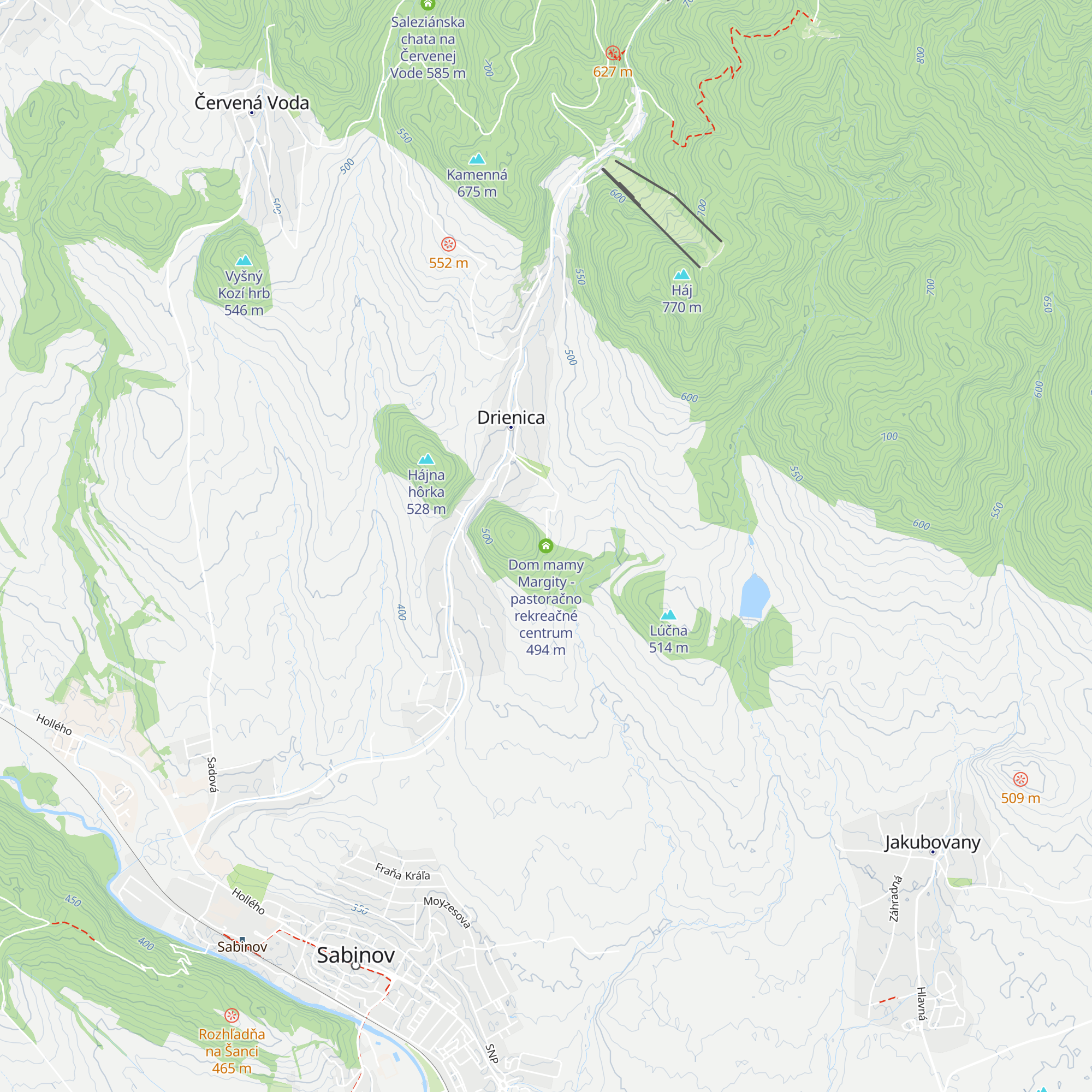Dom mamy Margity - pastoračno rekreačné centrum map