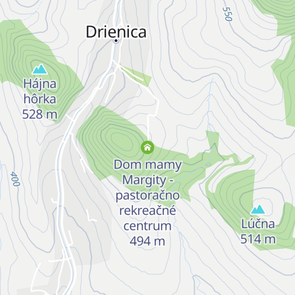 Map of Dom mamy Margity - pastoračno rekreačné centrum