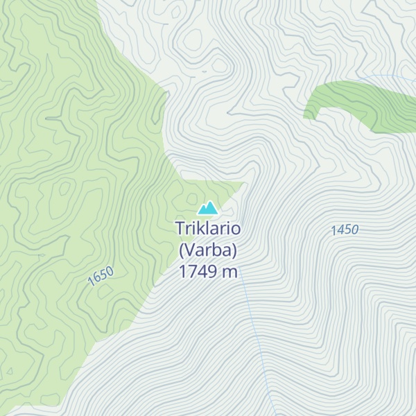 Map of Triklario (Varba)