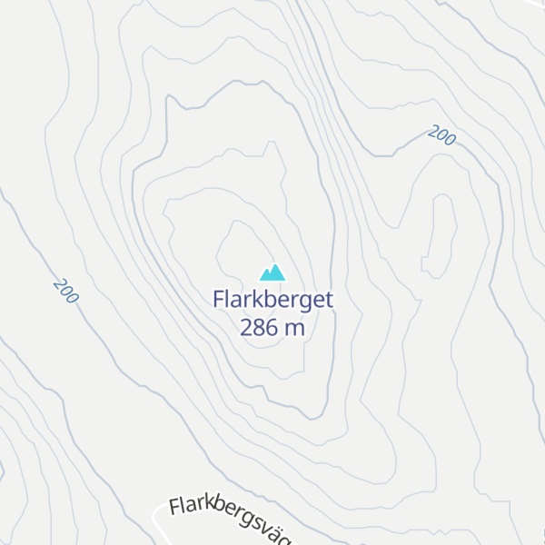 Map of Flarkberget