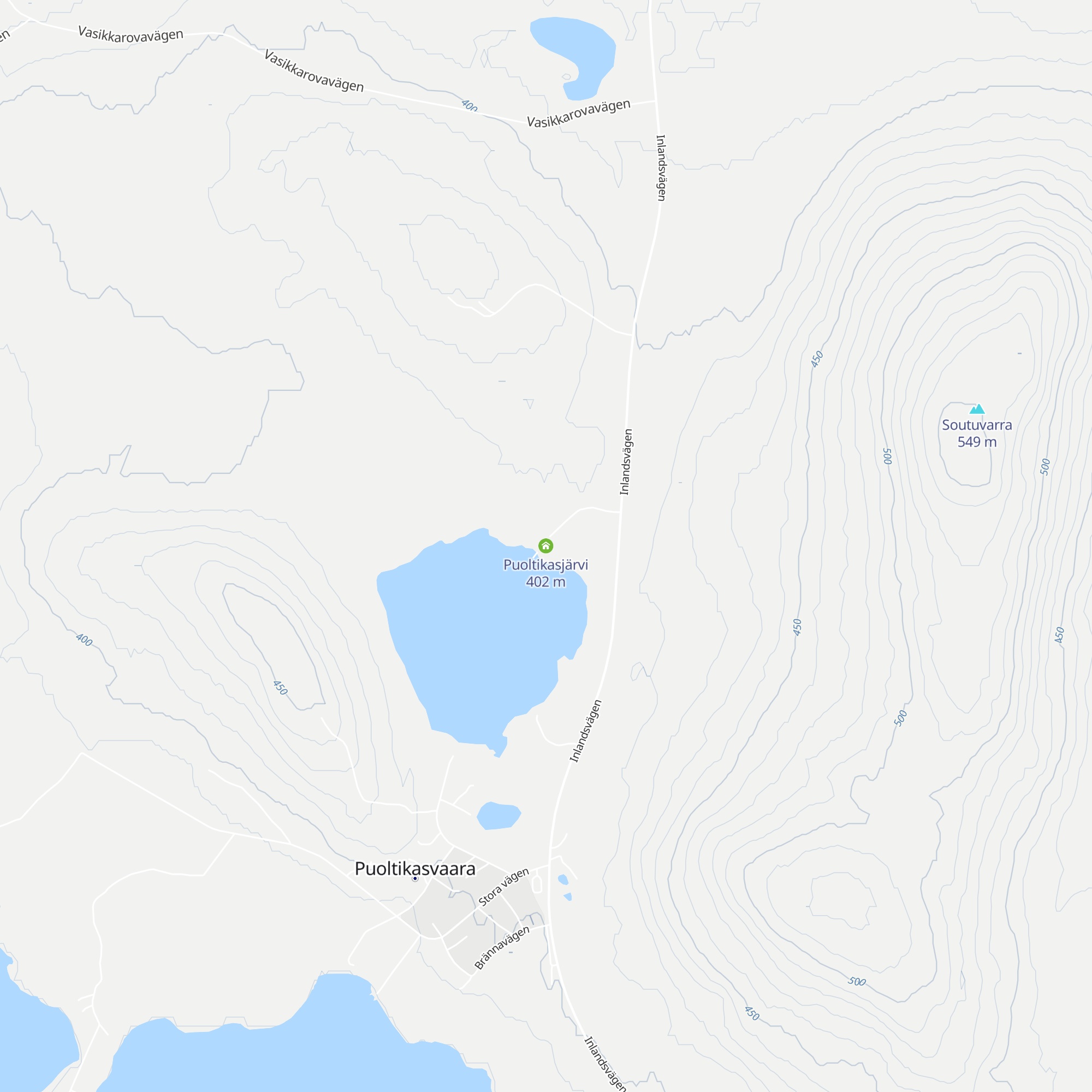 Puoltikasjärvi map