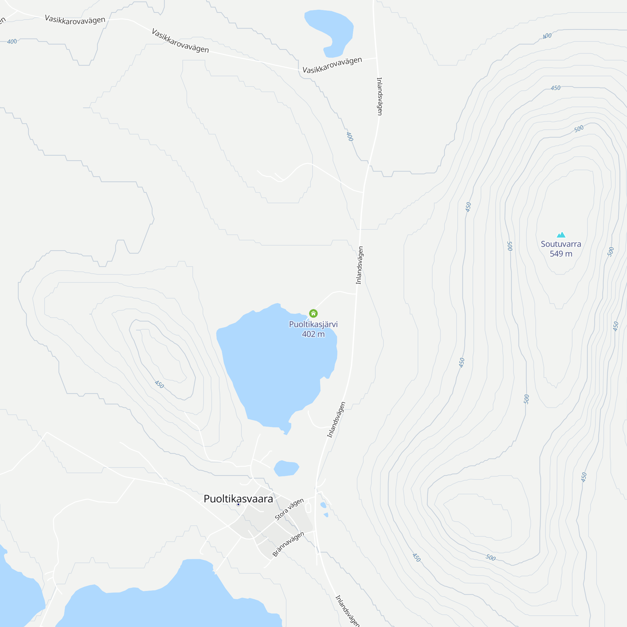 Puoltikasjärvi map