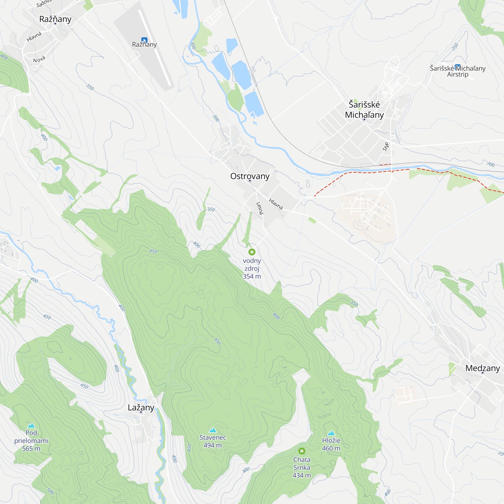 vodny zdroj map