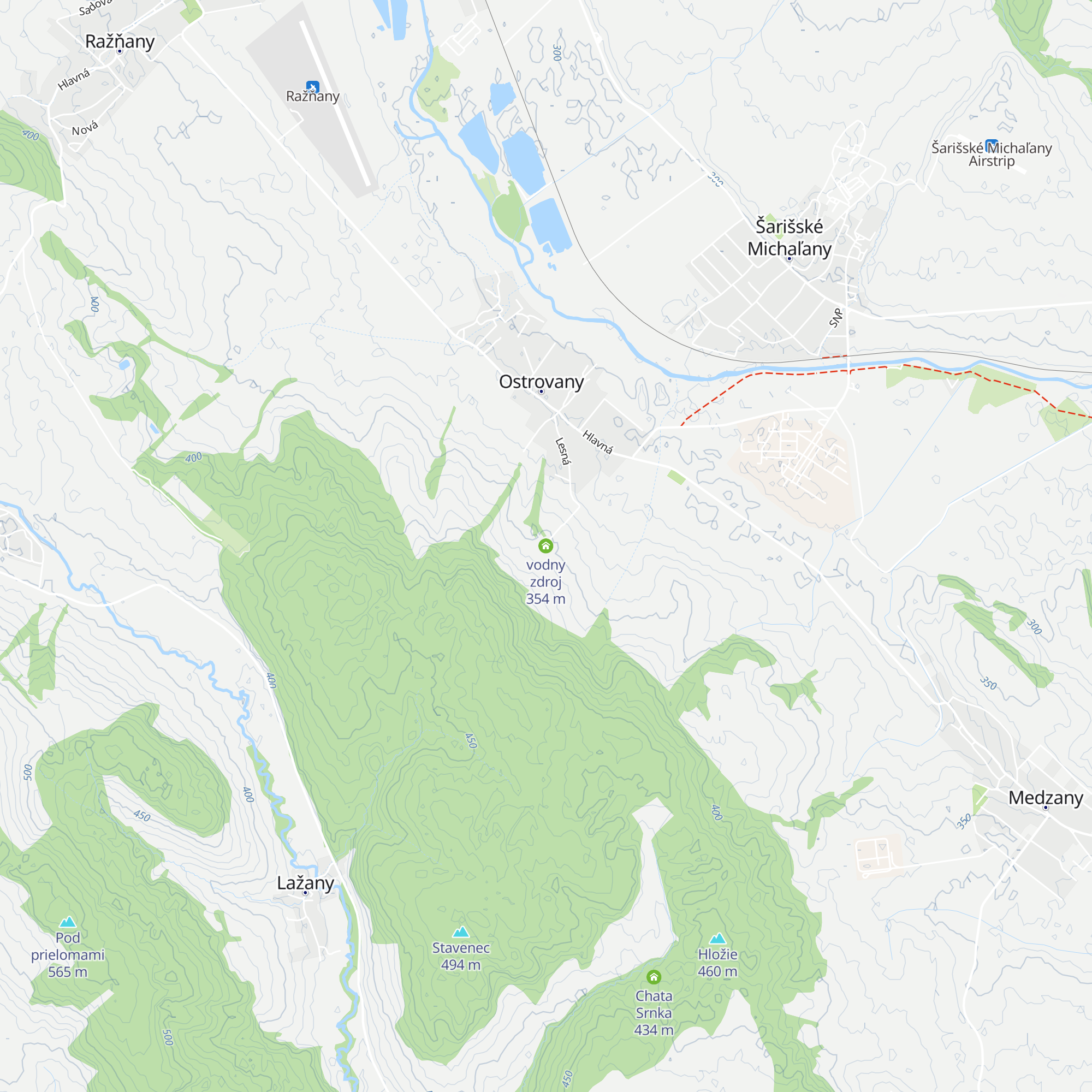 vodny zdroj map