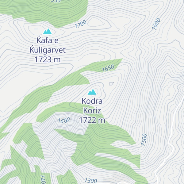 Map of Kodra Koriz