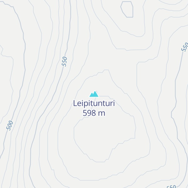 Map of Leipitunturi